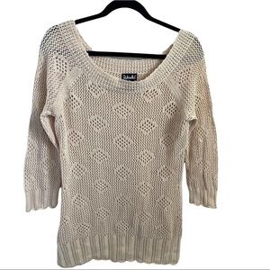 Rafaela Women’s Cream Knit Sweater - M